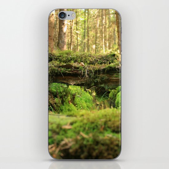 Green forest iPhone & iPod Skin