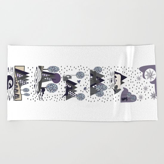 Love To The Nature Beach Towel