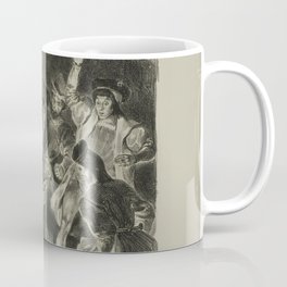 Eugène Delacroix - Mephistopheles At The Students' Inn, From Faust (1828) Coffee Mug