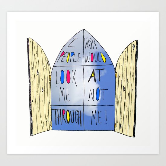 Life of a Window Art Print