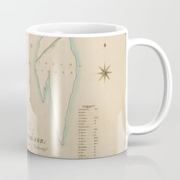 Old Stratford CT Map (1824) Vintage Connecticut Town & Street Atlas Coffee Mug