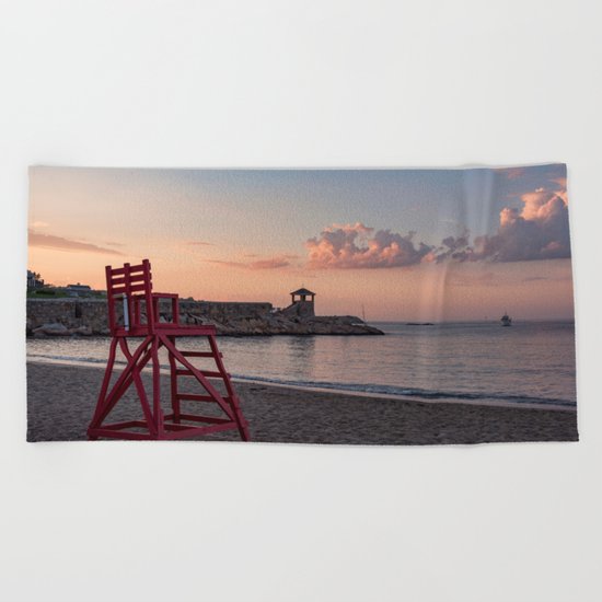 Front Beach After Hours Beach Towel