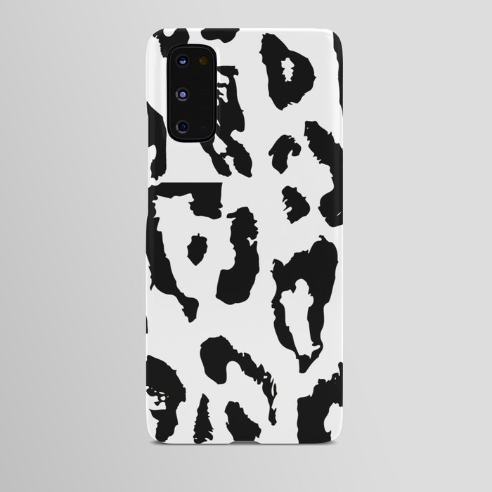 Black and White Jaguar Skin Pattern Android Case