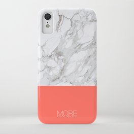 Marble X Living Coral iPhone Case