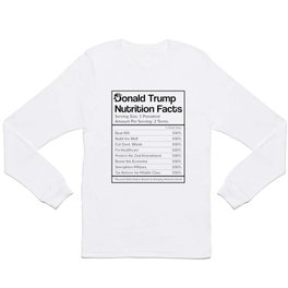 Re-Elect Trump for President. Keep America Great! Light Long Sleeve T Shirt
