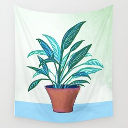 Not So Green Thumb Wall Tapestry