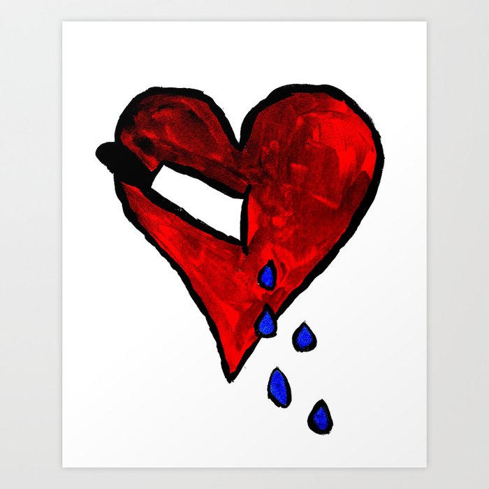Heartbreak Art Print