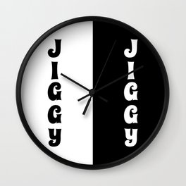 Jiggy Jiggy Wall Clock