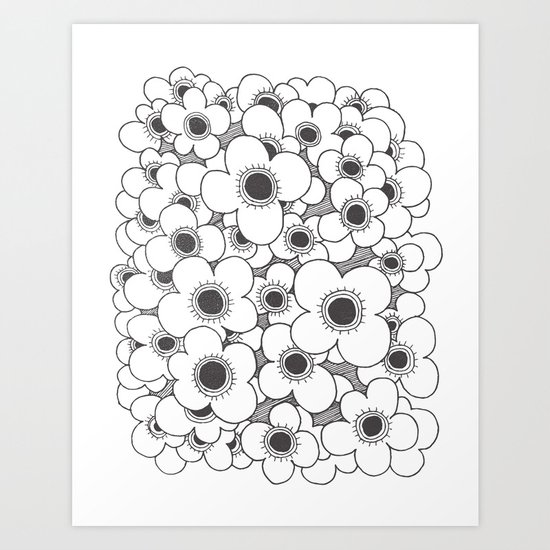 BLOSSOMS Art Print