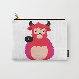 HI! - Cute red cow Carry-All Pouch
