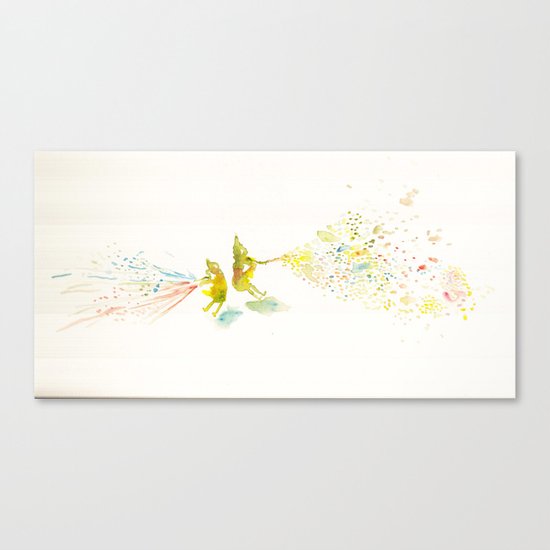 Pow Canvas Print