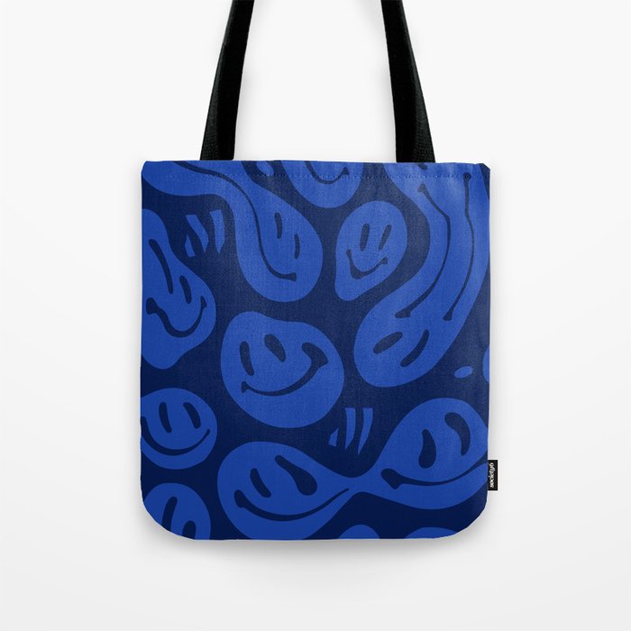 Cool Blue Melted Happiness Tote Bag