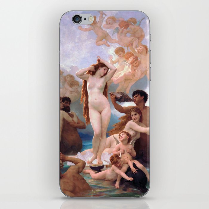 The Birth of Venus by William Adolphe Bouguereau iPhone Skin