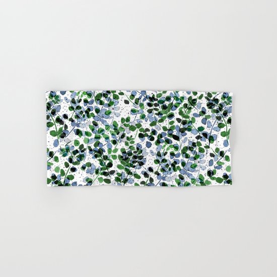 Synergy Blue and Green Hand & Bath Towel