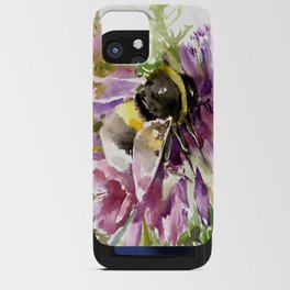 Bumblebee and Flowers iPhone Card Case