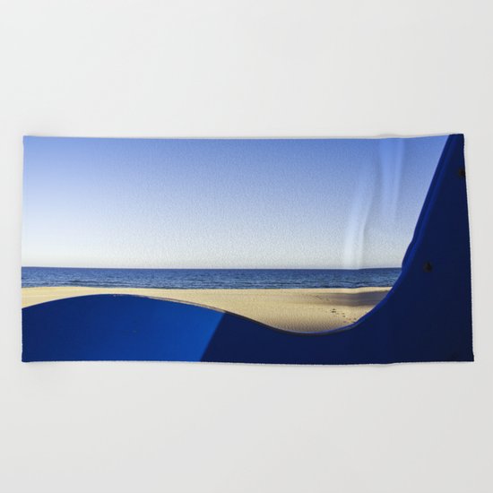 Waves Beach Towel