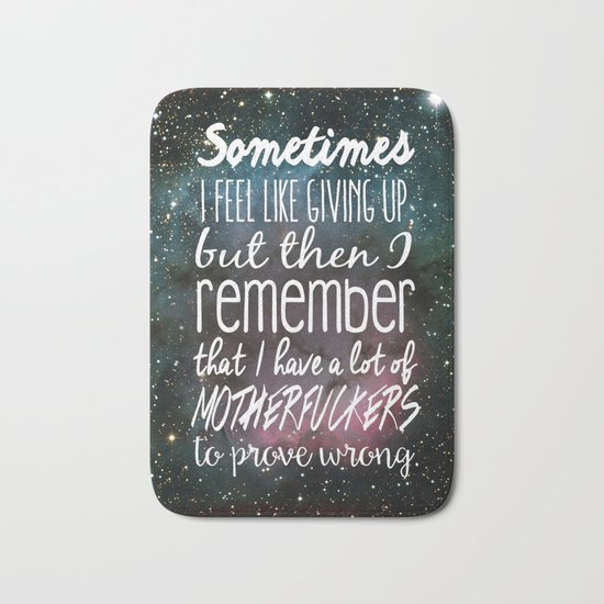 Prove Them Wrong Bath Mat