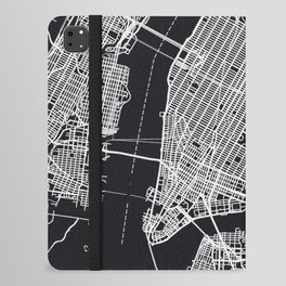NEW YORK CITY MAP iPad Folio Case