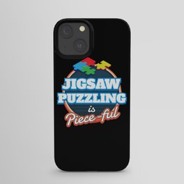 Jigsaw Puzzling Jigsaw Puzzle Hobby Game iPhone Case