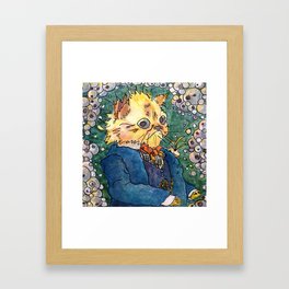 Walter Potter Cat Framed Art Print