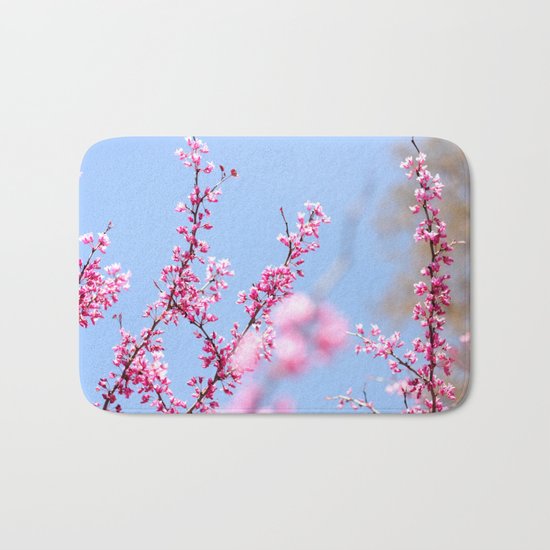 Spring in pink Bath Mat