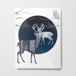 Oh Deer! Metal Print