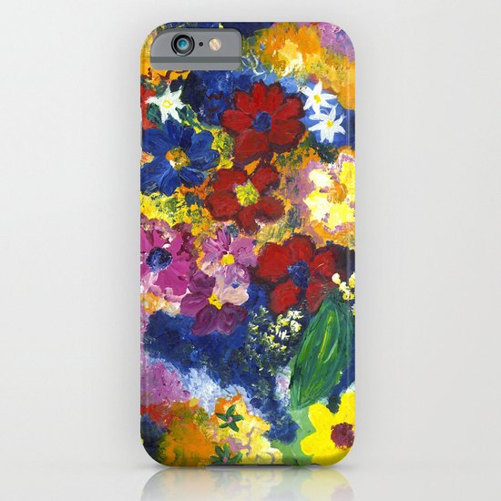 Bright Flowers iPhone & iPod Case