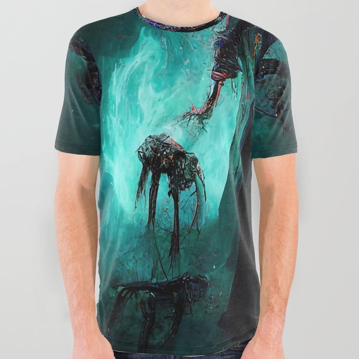 The Necromancer All Over Graphic Tee