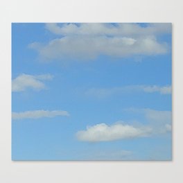 Clouds and Blue Sky Canvas Print