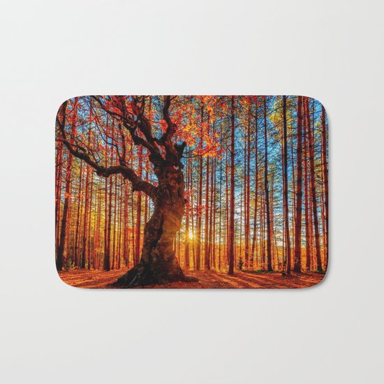 Majestic woods Bath Mat