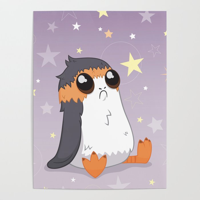 Space Puffin Cutie Poster