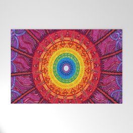 Eye of the Chakra Storm Welcome Mat