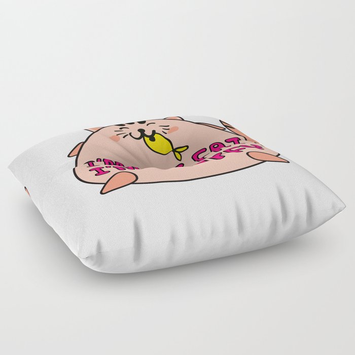 I m Not Fat I m Fluffy Funny Cat Lovers design For Kids Floor
