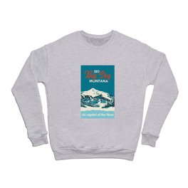 Ski Big Sky Montana Vintage Poster Crewneck Sweatshirt