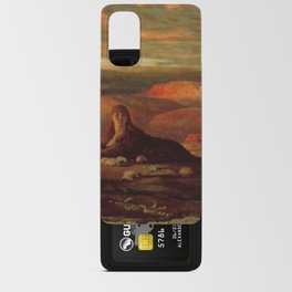 the sphinx of the seashore - Elihu Vedder  Android Card Case