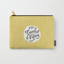 good vibes logo new art love cute 2018 2019 style yellow vibes beach new hot style fashion case cove Carry-All Pouch