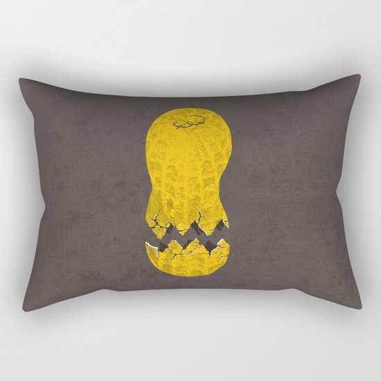cracked peanut Rectangular Pillow