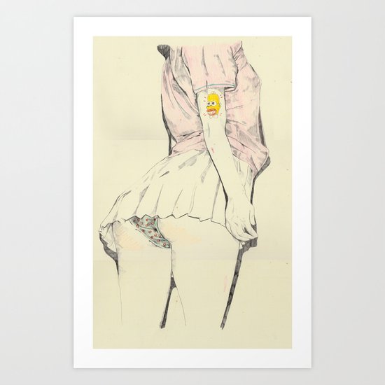 Mr Sparkle Butt Art Print