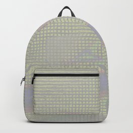 Smoky gradient, tiles, bright, dotted, breezy, embossed, shaky, blur, colorful pixels and noisy dark gray, light steel blue and tan shapes hovering over innocent floor Backpack | Abstract, Digital, Background, Art, Splash, Decorate, Gradient, Decoration, Pattern, Graphicdesign 