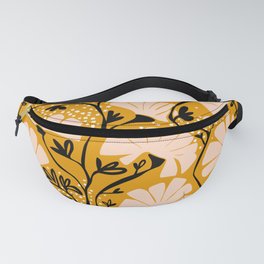Ever blooming good vibes mustard yellow Fanny Pack