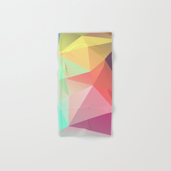 geometric V Hand & Bath Towel