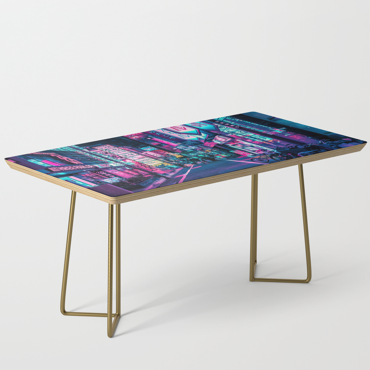 A Neon Wonderland Called Tokyo Coffee Table By Himanshi