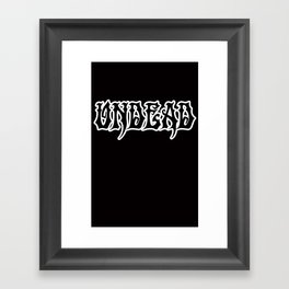 Undead Framed Art Print