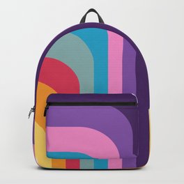 Retro Rainbow 02 Backpack