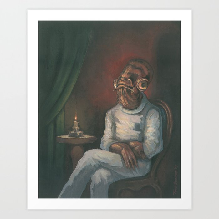 Admiral Ackbar Art Print By Toddspence Society6