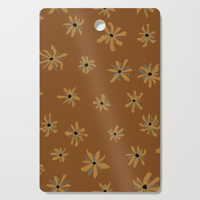 Eclectic Sunflowers Cutting Board