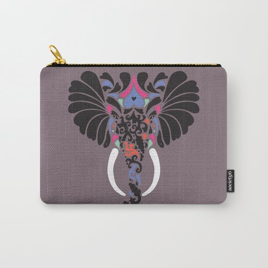 Asian Elephant Carry-All Pouch