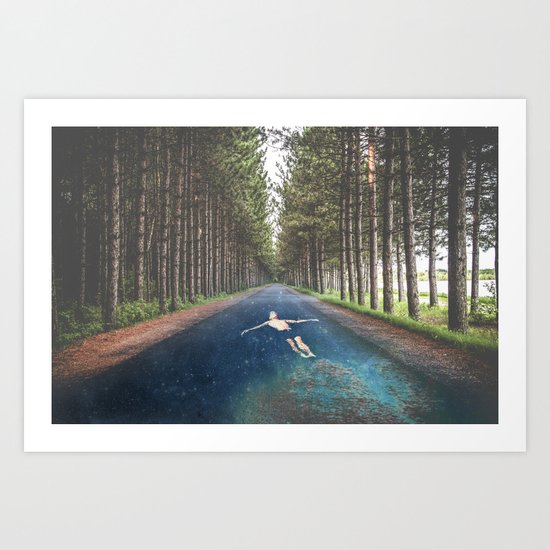 FORREST RIVER Art Print