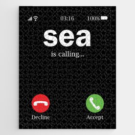 Sea Is Calling Funny Jigsaw Puzzle