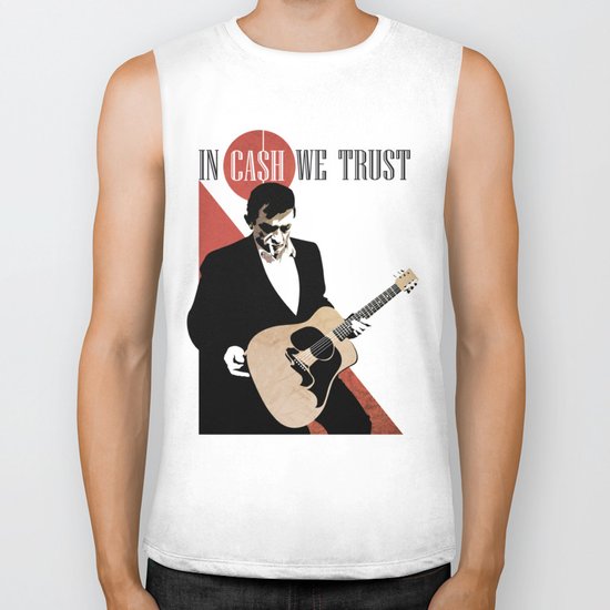 iN CA$H WE TRUST Biker Tank